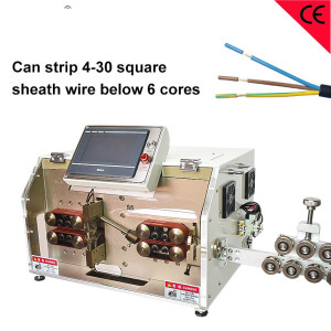 Automatic Multi-Core Sheathed Wire Stripping Machine