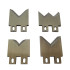 Flat & V Cut Blades for Computer Stripping Machine