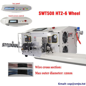 SWT508 HT2-6 Wheel Automatic Wire Stripping Machine