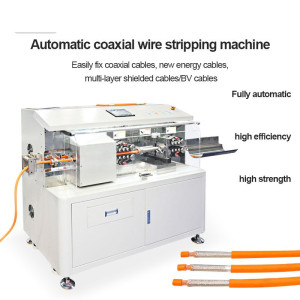 Automatic Coaxial Multi-Layer Wire Stripping Machine
