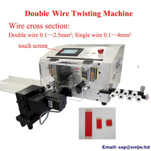 Automatic Double Wire Twisting & Stripping Machine