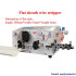 SWT508-BHT2 Four-Wheel Flat Tube Wire Stripper