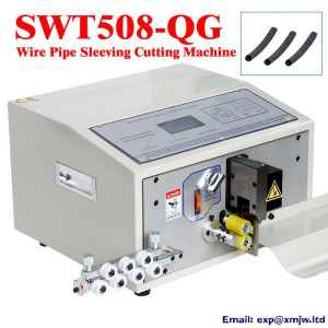 SWT508QG Automatic Wire & Pipe Sleeving Cutting Machine