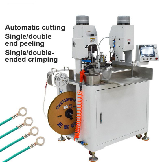 Automatic Double Terminal Wire Crimping Machine