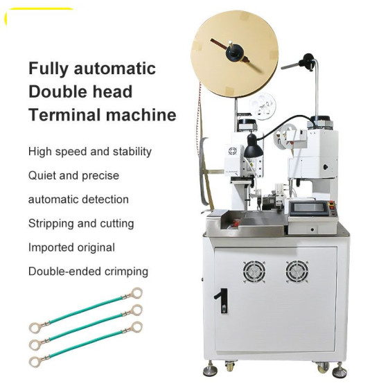 Fully Automatic Double Wire Terminal Crimping Machine