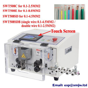 Automatic Touch Screen Wire Stripping Machine 8mm²