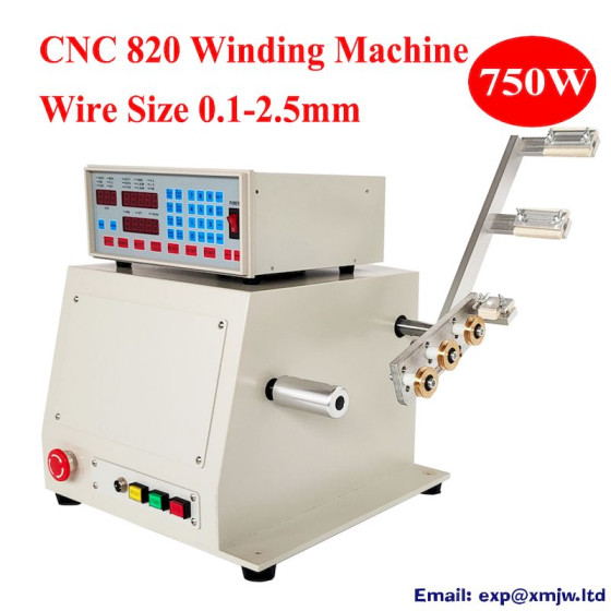 CNC 820 Automatic Wire Coil Winder - 2.5mm