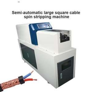 Semi-Automatic Large Cable Spin Stripping Machine