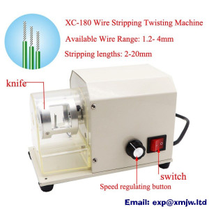 XC-180 Electric Wire Stripping & Twisting Machine