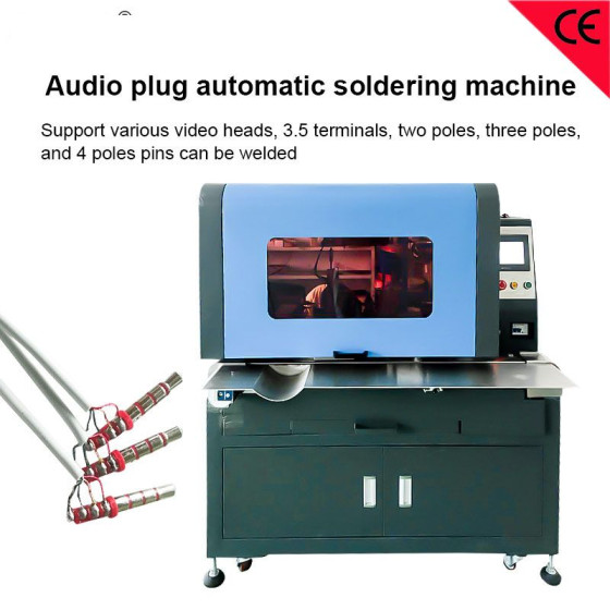 Audio Plug Automatic Soldering Machine - DC 3.5mm