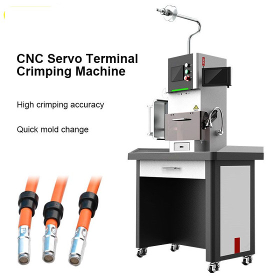 CNC Servo 4T Cable Terminal Crimping Machine