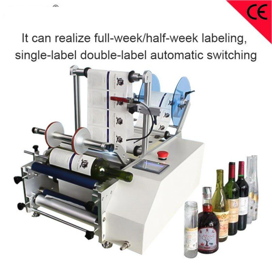 Semi-Automatic Round Bottle Labeling Machine