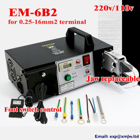 Automatic Electrical Terminal Crimping Machine EM-6B2/EM-6B1 - 0.25-16mm²