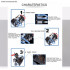 Multi Core USB Wire Heat Cable Stripper Pneumatic Heating Stripping Machine