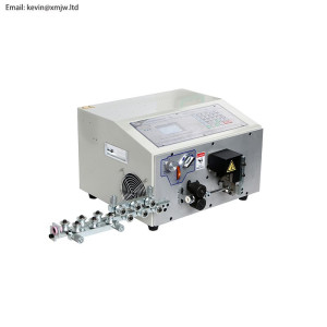 Full Automatic Wire Stripping Machine Cable Cutting Coil Bending Device
