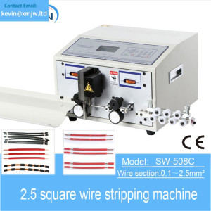 SW-508C High Speed Wire Cut & Strip Machine - 0.1-2.5mm² Computerized