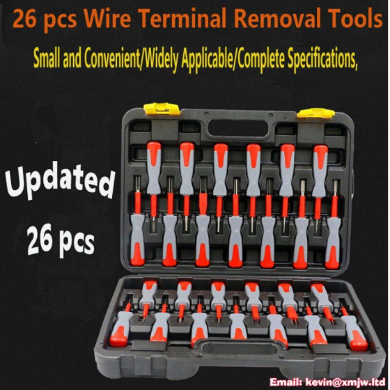 HS-26ST 26 PCS Terminal Removal Tools - Wire Cable Disassemble Titanium