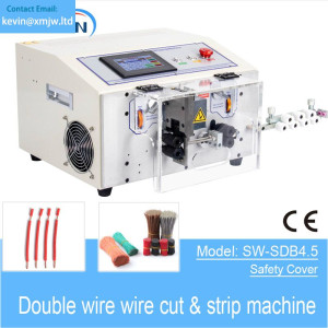 Automatic Safety Cover Computerized Wire Cutting & Stripping Machine