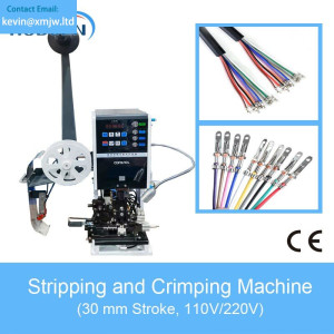 New Design Automatic Sheath Wire Electric Cable Terminal Crimping