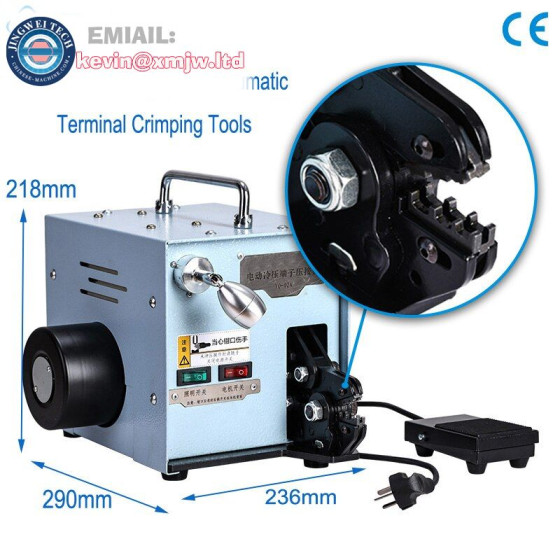 YQ-02A Pneumatic Terminal Crimping Machine - 7 Jaws Cold Press Tools