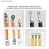 10T Pneumatic Terminal Crimping Tool - Hexagonal Hydraulic Crimper
