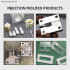 Manual/Hydro-Pneumatic Plastic Injection Molding Machine - Small Size