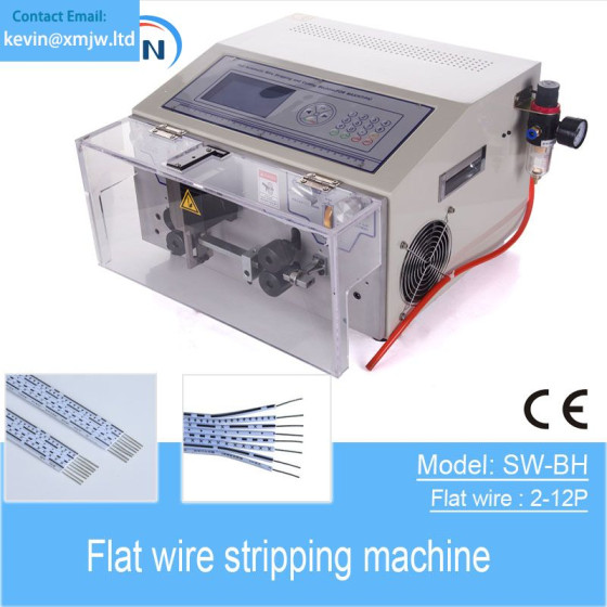 Two Cores Sheath Flat Wire Stripping Machine - 2-12 Pin Ribbon Cable