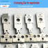 Four Pieces/Set Terminals Crimp Blades Die - 6.3 Sm 2510 Bare Terminals