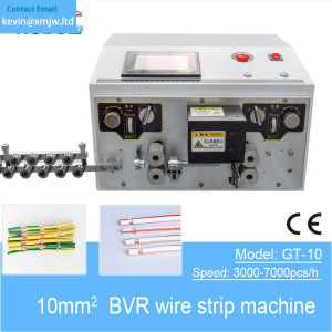 BVR Cable Stripping Machine - 10 Square Wire, LCD Operation