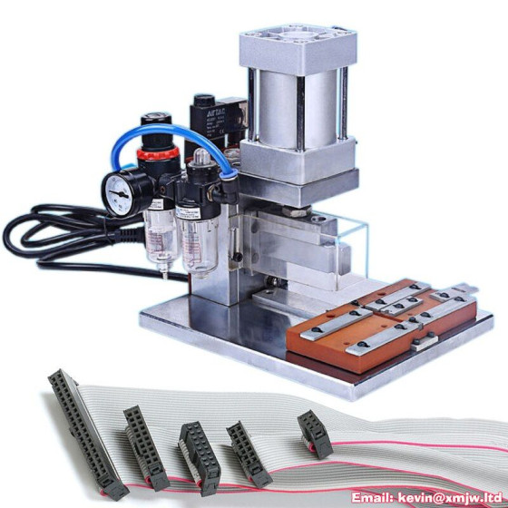 IDC Crimp Machine - Flat Ribbon Cable IDC Connector Pneumatic Tool