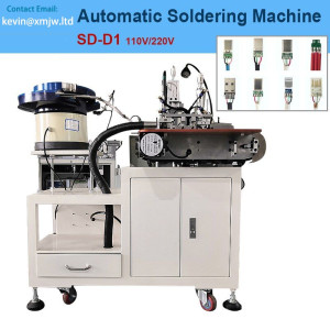 Fully Automatic USB Cable Head Soldering Machine - LED Light Wire Weld