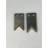 Wire Strip Machine Blades - High Speed Tungsten Steel Cutter, 2 Pcs/Set