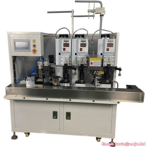 Automatic Power Cord Cutting Stripping Crimping Machine - Multi Core Wire