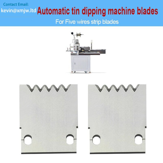 Five Wire Tin Dipping Machine Blades - Welding 8 Cables Strip Knives