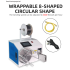 Video Semi Automatic Wire Twist Tie Machine - Cable Coil Winding & Binding