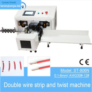 ST-806N Computer Automatic Wire Stripper - Double Wires 0.1-6mm² AWG30#-12#