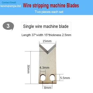 Single Wire Strip Machine Blade Die - Automatic Cable Peeling Cut Knives