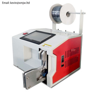 Video Semi Automatic Wire Twist Tie Machine - Cable Coil Winding & Binding