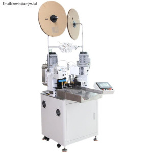 Double-Headed Mute Automatic Terminal Crimping Machine - Electronic Wire