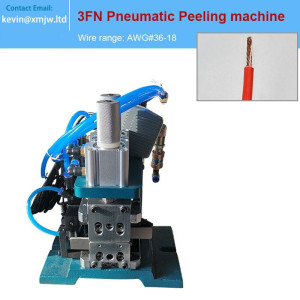 Semi Automatic 3F/4F Pneumatic Wire Ends Stripping Machine - AWG#32-16