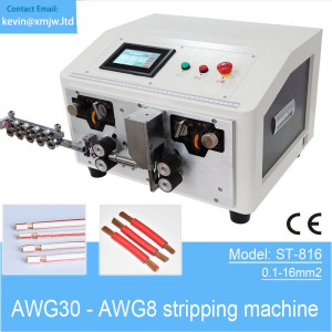 AWG30#-8# Cable Stripping Machine - Automatic 0.1-16mm² Electric Wire Ends