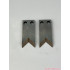 Wire Strip Machine Blades - High Speed Tungsten Steel Cutter, 2 Pcs/Set