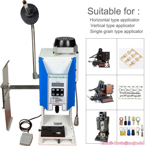 2T Mute Semi Automatic Terminal Crimping Machine  Fit for Multiple Applicator Mould / OTP