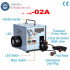 YQ-02A Pneumatic Terminal Crimping Machine - 7 Jaws Cold Press Tools
