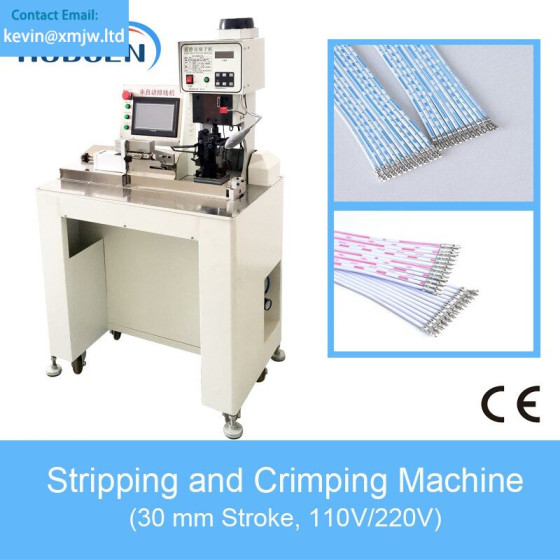 2-40 Pin Flat Cable Crimping Machine - Ribbon FFC Wire Strip & Terminal