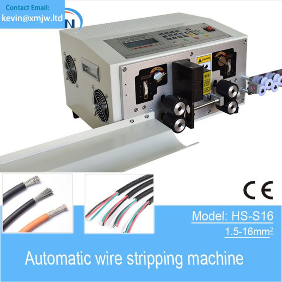 16 Square Wire Stripping Machine - Sheath Wire Peeling, LCD Control