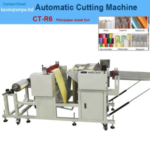 400mm -700mm Width Sheet Cut Machine Copper Filme Aluminum Film Cut Machine