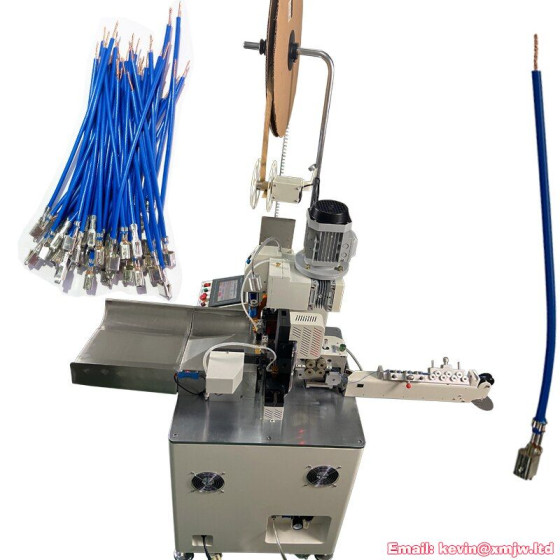 Full Automatic Wire Cutting Stripping & Terminal Crimping Machine