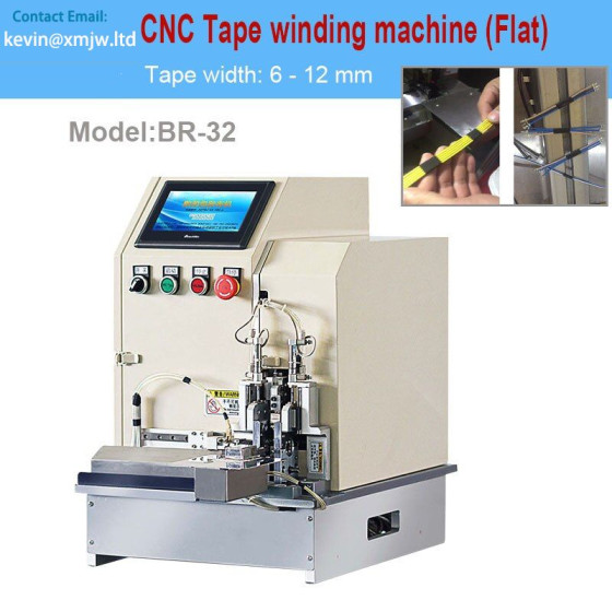 CNC Acetate Tape Wrapping Machine - AWG16~32 2-15pin Flat Cable