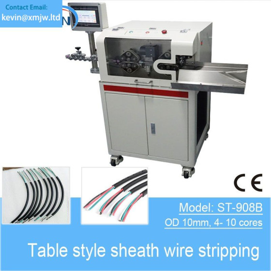 Desktop Computerized Multi-Cores Wire Cut & Strip Machine - 1-10mm Sheath